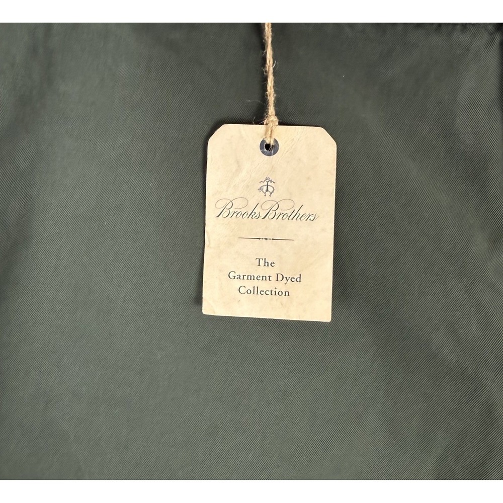 Brooks Brothers Shorts Mens 42‎ Bermuda Garment Dyed Collection Green NWT - Picture 2 of 7